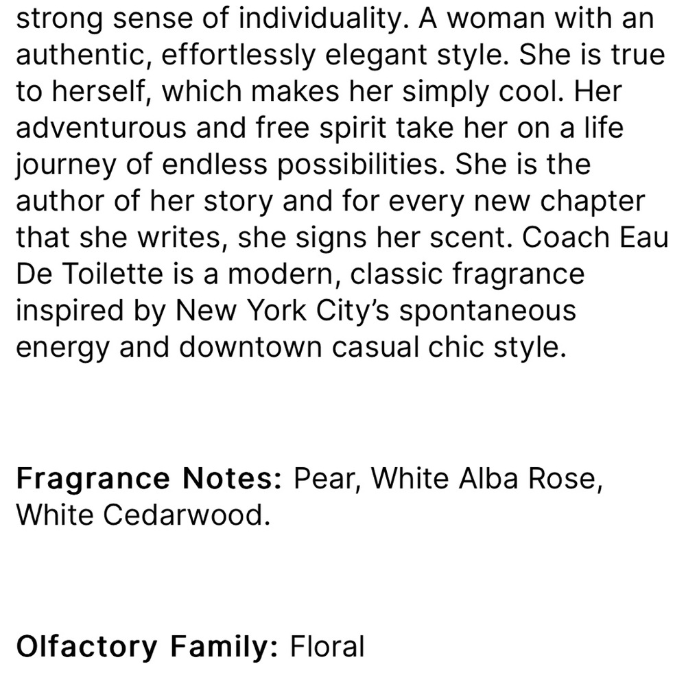 Coach perfume - Picture 9 of 9